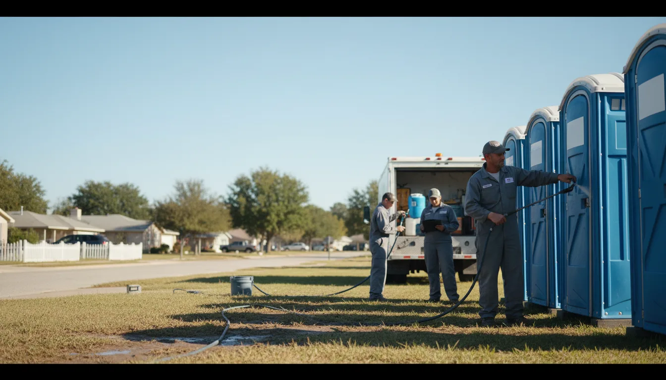 Long-Term Portable Toilet Rental in New Concord, OH near me